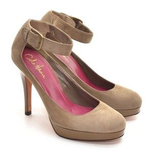 Cole Haan Marisa Air Tan Suede Platform Pumps 7.5 B